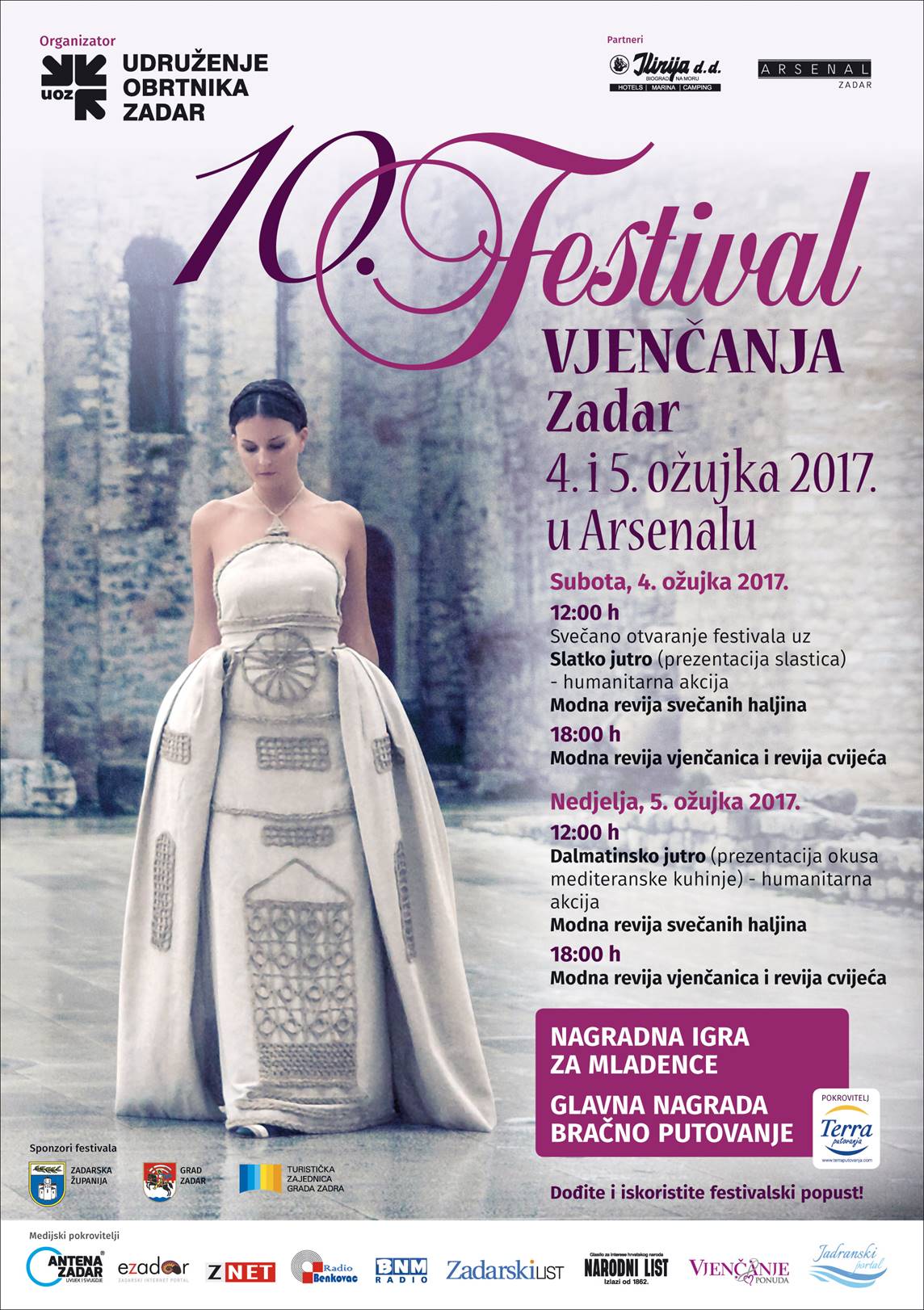 Posjetite nas na Festivalu vjenčanja u Zadru i osvojite nagrade